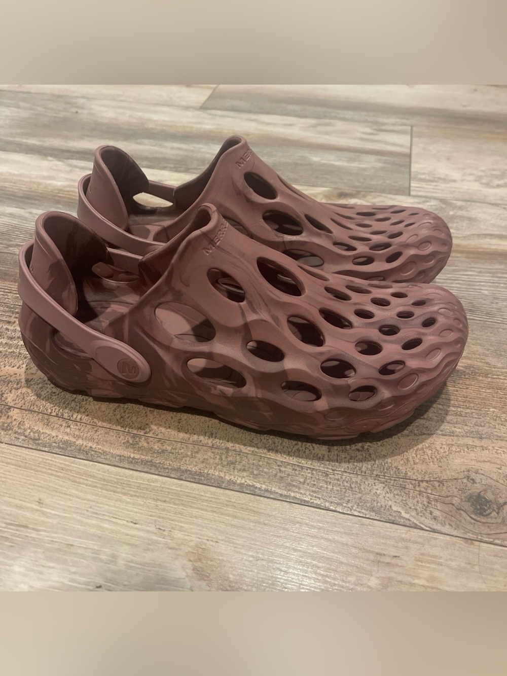 Merrell Hydro Moc Slip On Waterproof Shoe Men’s 9.5 - Women’s 11 Brown Mauve